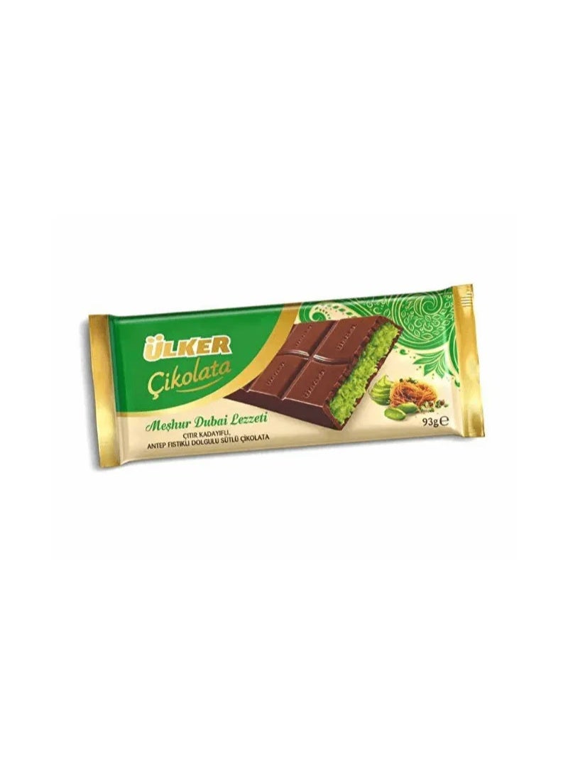 Ulker Dubai Chocolate with Antep Pistachio 93g